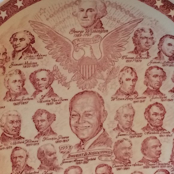 President’s plate from Washington to Eisenhower. - Picture 2 of 4